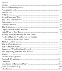 Seminole War Artifiacts