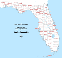 Florida Counties Map