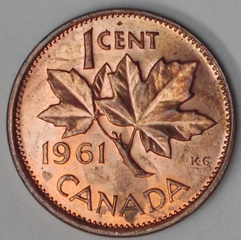 1961 Canada 1 cent